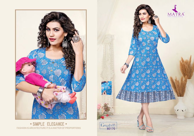 Good News Vol 3 By Mayra Feeding Designer Kurtis Catalog